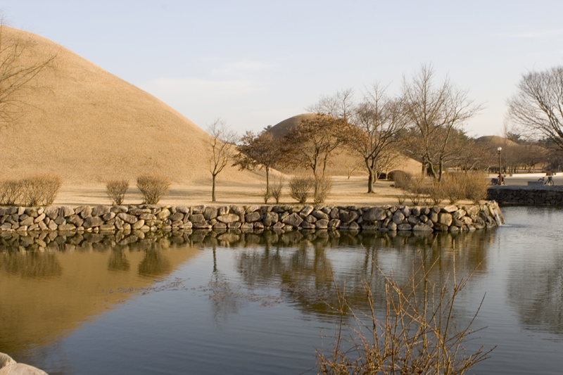 Kyongju burial mounds