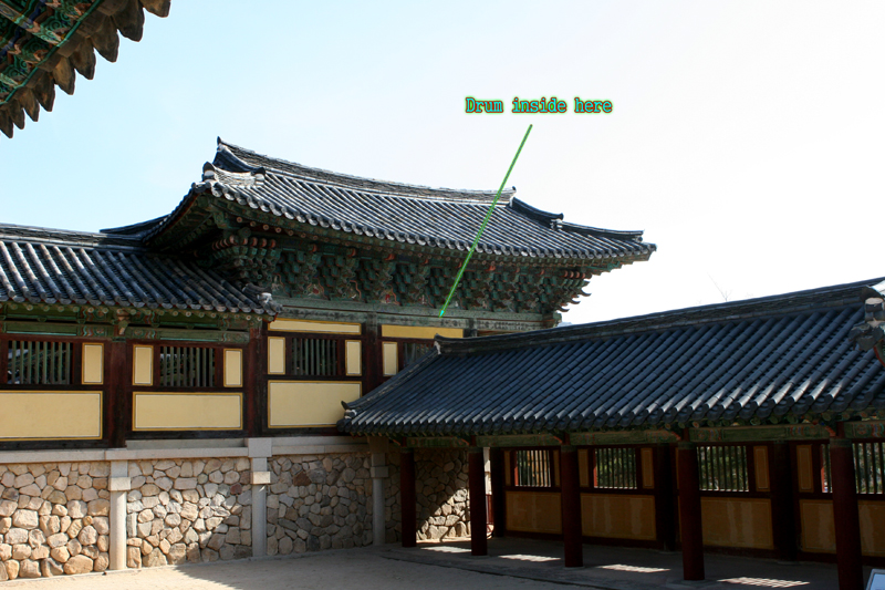 bulguksa courtyard looking southeast