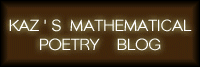 Mathematical Poetry Blog