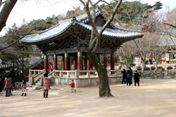 Looking Northwest at the Pulguksa Bell Pavilion
