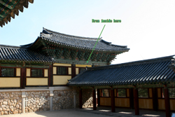 Pulguksa west courtyart looking southeast