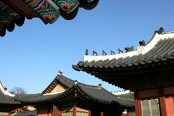 More Kyongbokgoong Palace buildings looking Northeast
