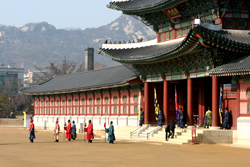 The main gate of the Royal Palace Gyongbokgoong