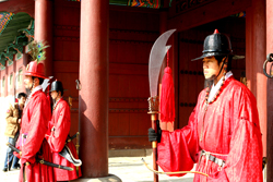 The guards at the second gate of Kyongbokgoong