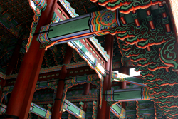 The east rafters of the palace Kyongbokgoong