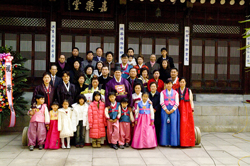 My entire family at the wedding