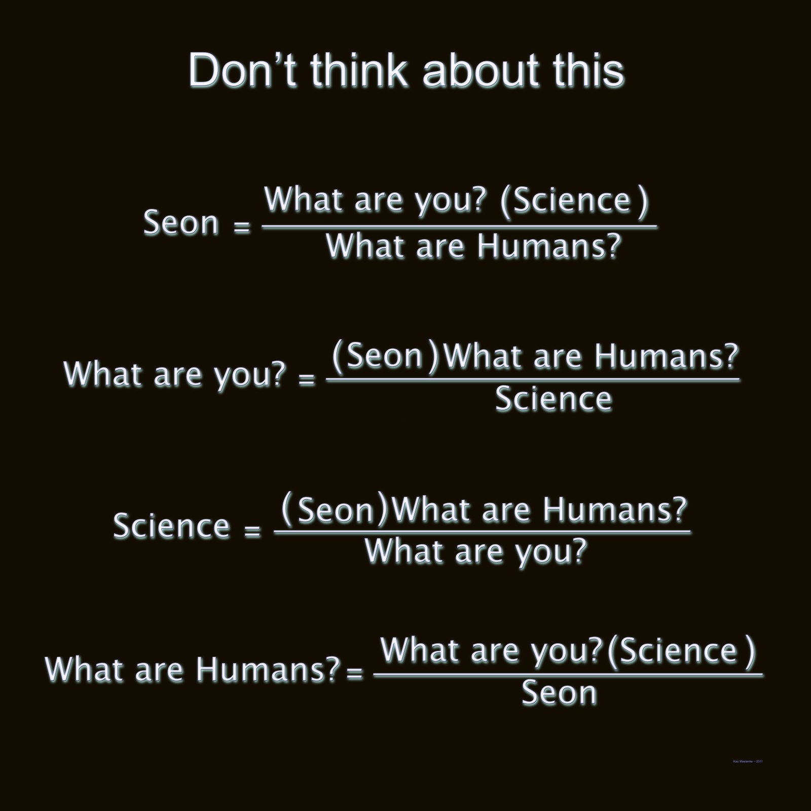 Don't Think About This