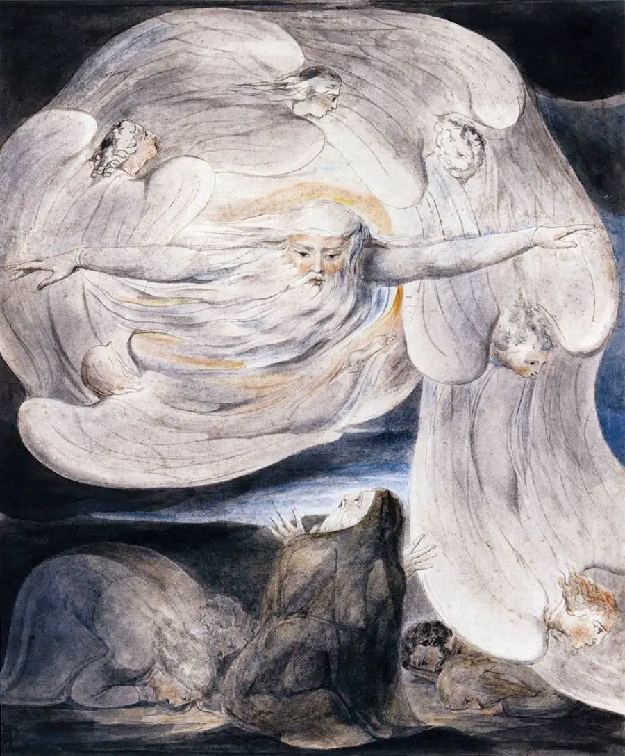 William Blake — God Answering Job from the Whirlwind