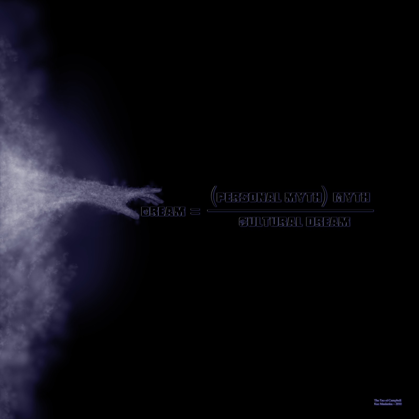 The Tao of Campbell, 2010 — Dream = ((Personal Myth)(Myth)) / Cultural Dream